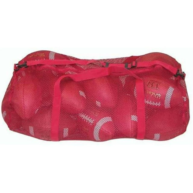 Olympia Sports BC082P Sac en Maille à Fermeture Éclair de 36 Po x 15 Po - Rouge