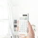 thumbnail image 5 of Calculadora blancaCalculadora portátil solar Calculadora portátil simple Calculadora para estudiantes Diseño exquisito Jadeshay A, 5 of 6
