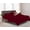 Burgundy, variant on 4Pcs Split Top Sheet Set King Size Bed 18" Deep Pocket - 100% Egyptian Cotton 800 Thread Count Flex Head 28" Top Split Sheet - Burgundy Solid
