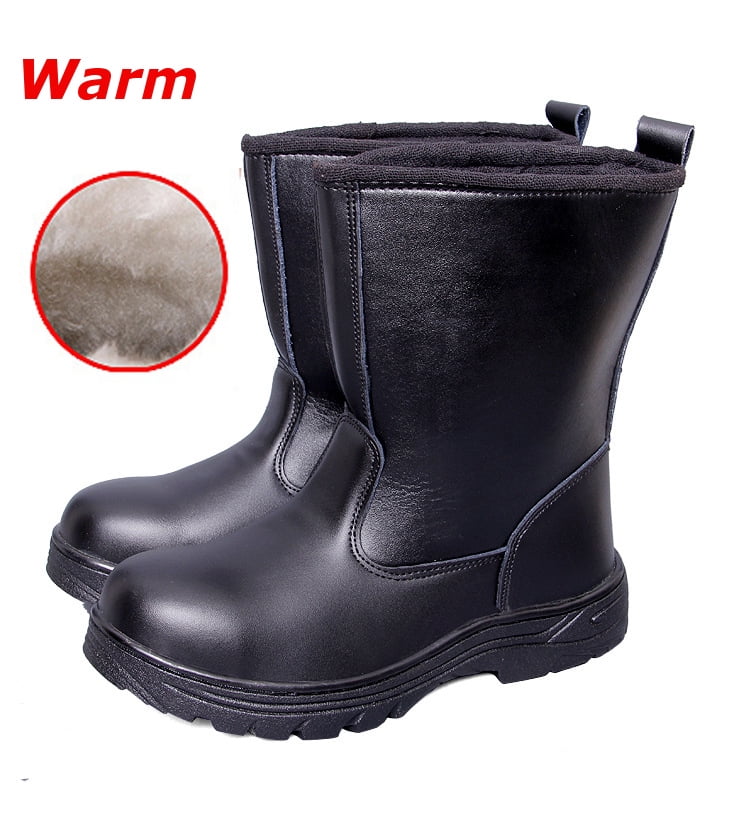 warm steel toe boots