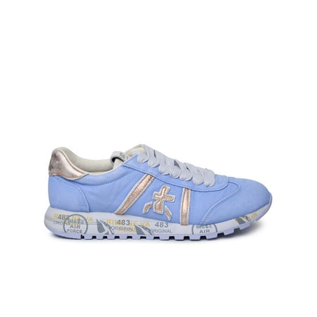 

Premiata Woman Lucyd Lilac Leather And Nylon Sneakers