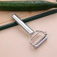 thumbnail image 2 of pelador de verduras, Rallador de verdura/vegetales de acero inoxidable calidad Premium Cortador de comida con materiales de grado alimenticio, 2 of 5