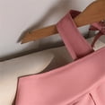 thumbnail image 5 of WOYY Girls Fashion Sleeveless Halter Dress Tiered Swing Party Midi Dress, Pink, Sizes 7-12, 5 of 8