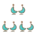 thumbnail image 3 of Pendientes colgantes vintage de verano Sonducket joyería portátil para novias Verde claro, 3 of 6