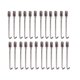 thumbnail image 1 of unbranded 24Ud Gancho Redondo Para Banjo De Metal Plateado Ajustable Para Cuerdas Compatible Con Banjo Tradicional, 1 of 8