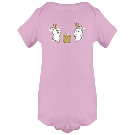 

Rabbits Making Rice Cake Bodysuit Infant -Image by Shutterstock Newborn