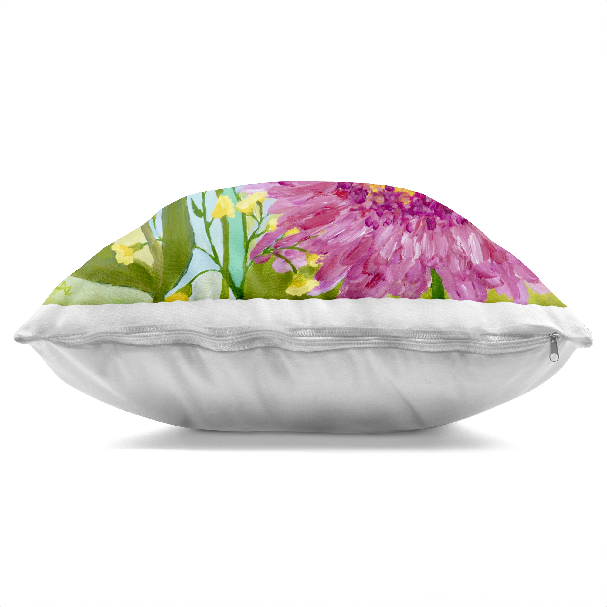 Stupell Industries Front Yard Florals Decorative Printed Throw Pillow, design by Lee Ann Zirbes