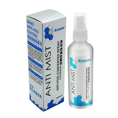 Wisremt 100ml Anti Fog Spray Glass Agent Long Lasting Window Liquid Anti-fog For Windshield Bathroom LCD Mobile Phone Screen Glasses