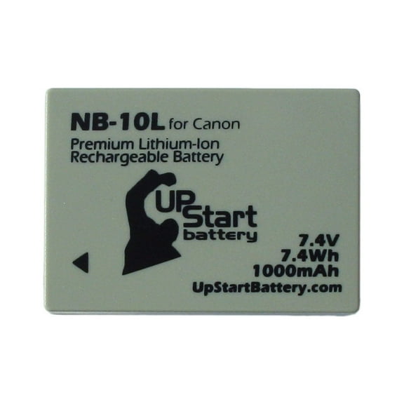 Canon SX50 Battery - Replacement for Canon NB-10L Digital Camera Battery (1000mAh, 7.4V, Lithium-Ion)