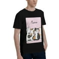 thumbnail image 2 of Bingfone Cute Cats Men'S Loose Fit Short-Sleeve Pocket T-Shirt, 2 of 7