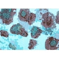 thumbnail image 1 of Ahgly Company Indoor Rectangle Abstract Light Blue Contemporary Area Rugs, 8' x 12', 1 of 4