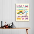 thumbnail image 3 of Unicorns Kind Of Day Canvas Prints Unframed Wall Art Painting Ready to Hang for Girls Nursery/Home/Bedroom Decor-Motivational Canvas Wall Art Gifts for Kids Teens Girls, 3 of 3