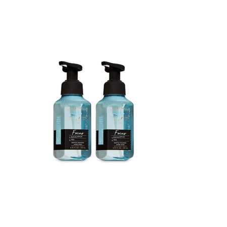 2 Bath And Body Works Aromatherapy Focus Hand Soap Eucalyptus Tea - 