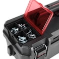 thumbnail image 6 of Hyper Tough 16-Inch Toolbox – Heavy-Duty Resin Storage with Padlock Security & Small Parts Organizer, 6 of 12