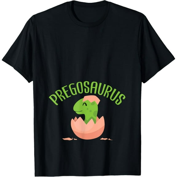 Pregosaurus Preggo Saurus Pregnant Women Dino Lover Gift T-Shirt