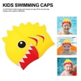 thumbnail image 5 of PTOOTP Silicone Swim Caps Yellow Protect Ears Reduce Water Flow Resistance 1Pack, 5 of 8