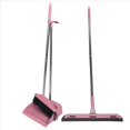 thumbnail image 1 of Juego de Escoba y Recogedor, Limpiaparabrisas, Limpieza del Hogar, Juego de Limpieza con Manejar para Vestíbulo, Hogar, Cocina, Limpieza, Rosa, 1 of 5