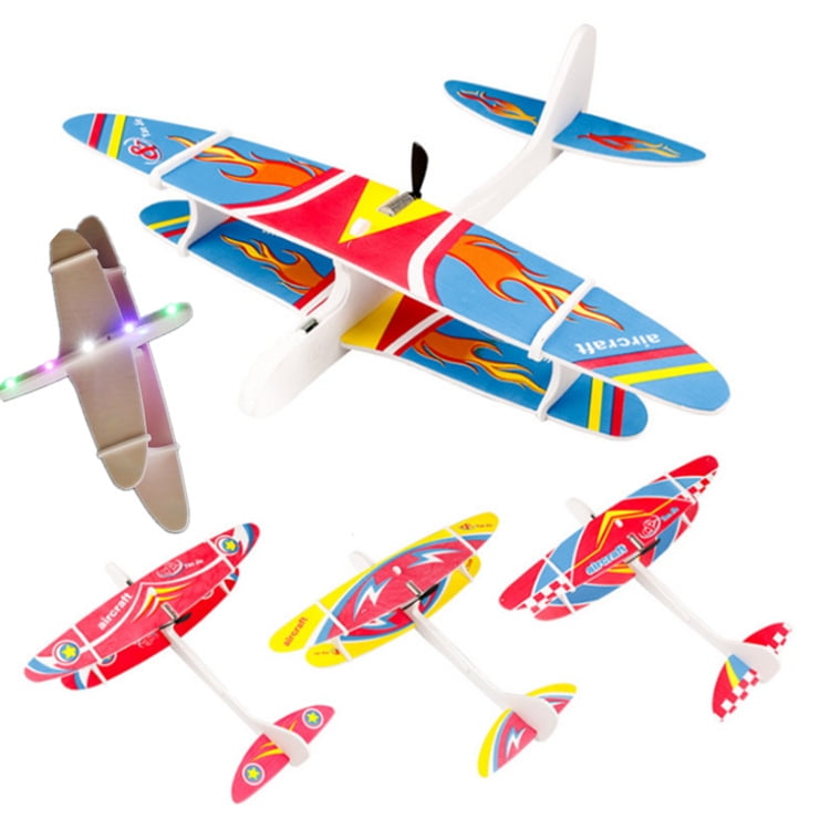 USB Charger Electric Glider Airplane Toy DIY Aircraft Kids Educational Gift Toys 
