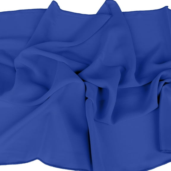 Koyal Wholesale Chiffon Table Runner 180-Inches Long,  Royal Blue Wedding Runners, Holiday Table Runners