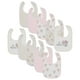 thumbnail image 1 of Baberos para bebés Disney Minnie Mouse, paquete de 10 unidades, algodón suave, absorbente, 1 of 6