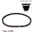 thumbnail image 2 of Uxcell A-660 V Belts Drive Belt 660mm Inner Girth EPDM for Power Transmission 2 Pack, 2 of 6