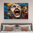 thumbnail image 4 of Abstract Decorative Painting Of Human Face Framed Gallery Poster Decorative Painting Canvas Wall Art Living Room Posters Bedroom Painting,Frame-style,24x36inch(60x90cm), 4 of 8