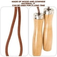 thumbnail image 2 of MRLESS Adjustable Wooden Jump Rope for Fitness and Sports, 2 of 7