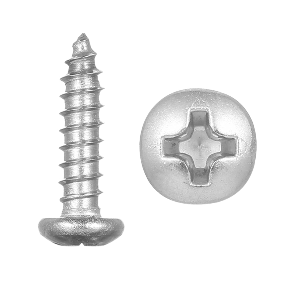 A2 DIN7981 6 3.5mm 304 Stainless Steel Screw Countersunk Self Tapping