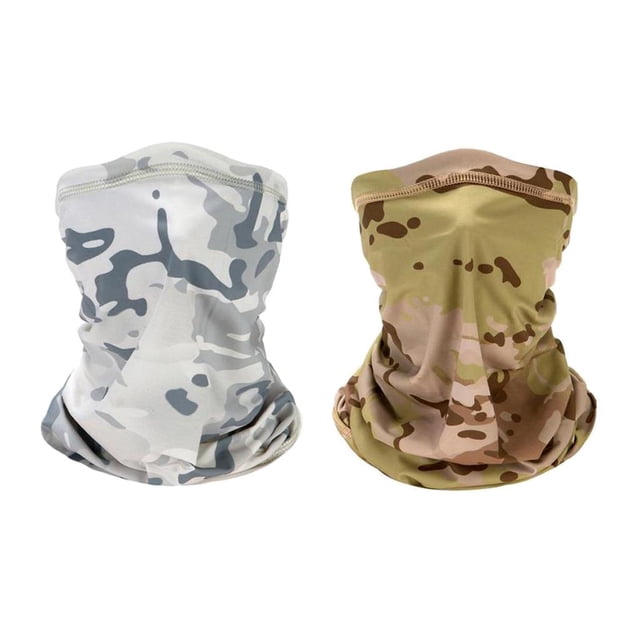 2Pcs Pasamontañas para motocicleta al en la cabeza a prueba Esquí Bandana