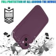 thumbnail image 2 of Phone Case for iPhone 15 Plus 6.7 inches,Liquid Silicone  Edges Camera Protection, Anti-Slip Shockproof Phone Covers for Women Men Boys Girls(Purple), 2 of 12