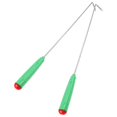 thumbnail image 2 of Iron Fireplace Tools Long Handle for Indoor and Outdoor Use 2Pcs, 2 of 5