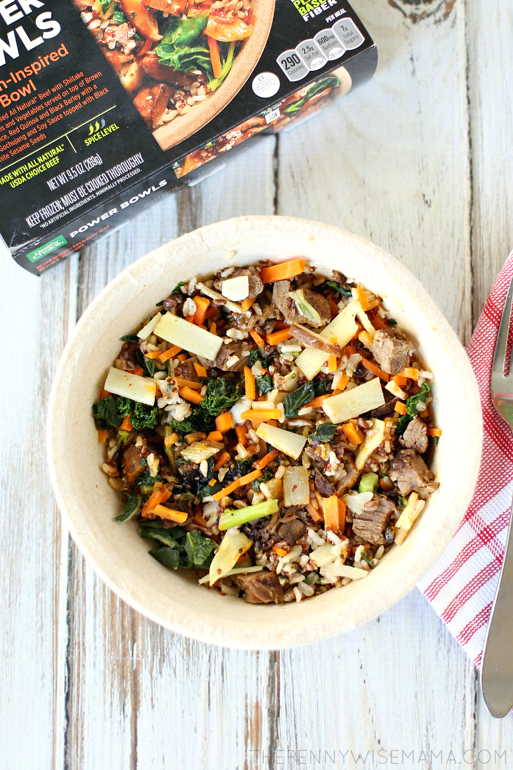 Case of 8, Healthy Choice, Power Bowls Korean-Inspired Beef, 9.5 ounce