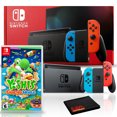 thumbnail image 1 of Nintendo Switch con Paquete Joy-Con Azul Neón y Rojo con el Mundo Creado por Yoshi, 1 of 9