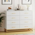 thumbnail image 2 of 8 Drawer Dresser for Bedroom, Wood Dresser Tv Stand, Modern Chest of Drawers, Storage Organization Unit for Closet, Living Room, Hallway, 2 of 9