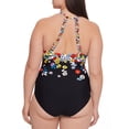 thumbnail image 2 of Anne Cole Signature Womens Plus Size Flower Field High-Neck One-Piece Style-22PO06469 Swimsuit, 2 of 2
