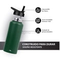thumbnail image 4 of Magma Life Termo de Acero Inoxidable para Café y Agua 950 ml (32 oz): Contiene 3 Tapas para Diferentes tipos de Bebidas, Ideal para Mantener la Temperatura Deseada, 4 of 6