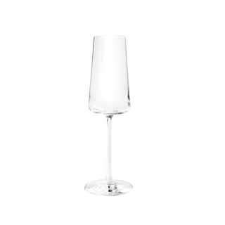 Bulk Double Wall Crystal Champagne Glasses, Classic Tulip Goblet Handleless  Clear Glass, Hand Blown Toasted Glasses for Weddings, Parties, Bars, Double  Walls 