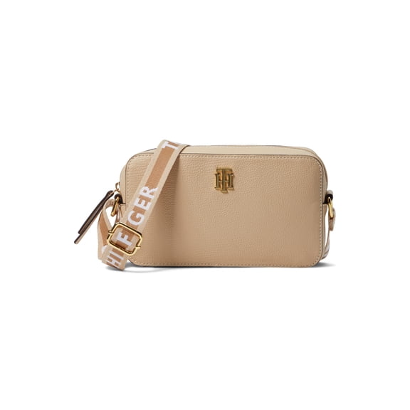 Tommy Hilfiger Gina II Camera Crossbody Pebble PVC Fawn One Size