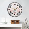 thumbnail image 2 of Yayeee Wall Clock Battery Operated 11.9" Silent Quartz Non-Ticking for Living Room Decor, Cute Elephant, 2 of 8