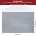 thumbnail image 4 of COOSHADE Lateral para Toldos Instantáneo SunWall 8x8 para Carpa, 4 of 6