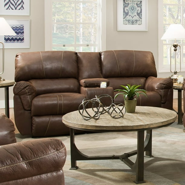 Simmons Upholstery Renegade Beautyrest Motion Console Loveseat Mocha Com Simmons Upholstery Renegade Beautyrest, Simmons Beautyrest Sofa And Loveseat