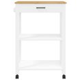 thumbnail image 3 of vidaXL Kitchen Trolley MONZA 60x40x90 cm Solid Wood Pine, 3 of 5