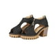 thumbnail image 5 of Tamaño de zapatos de mujer de tacón alto de microfibra de cuero artificial y mezclilla de moda 35-43 Wmkox8yii  hfjk2503, 5 of 9