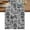 Dark Gray Black, variant on Farmhouse Country Table Runner, Retro French Garden Horse Swan Washable Cotton Linen Table Runners 36 Inches Long, Dresser Scarf Runner for Nightstand/End Tables/Round Tables 13''x36''