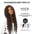 thumbnail image 4 of Sensationnel Vice Bundles weaving Synthetic hair pony tail long length hair Vice Bundle&nbsp;Deep Twist&nbsp;24" ( 613 Pure Blonde ), 4 of 5