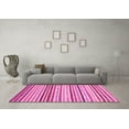 thumbnail image 3 of Ahgly Company Indoor Rectangle Abstract Pink Modern Area Rugs, 2' x 5', 3 of 4