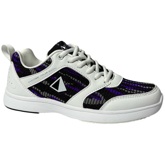 Pyramid Women's Path Lite Hybrid Mesh Bowling Shoes - Black/Digital Purple