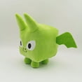 thumbnail image 4 of Cute Blocky Cat, Dragon, and Dog Plush Toys, 4 of 8