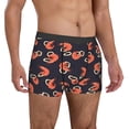 thumbnail image 5 of Men's Boxer Briefs, Shrimp No.9076 Soft Comfy Mens Underwear Boxer Briefs Breathable With Widen Waist, 5 of 7