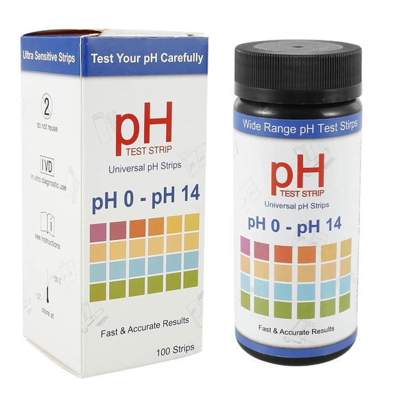 GJX Soil Test Strips,100 Tests Ph Strips for Testing Soil,0-14 Ph Soil Tester Kit for Plants Potting Soil,Horticulture,Farm,Lawn Care